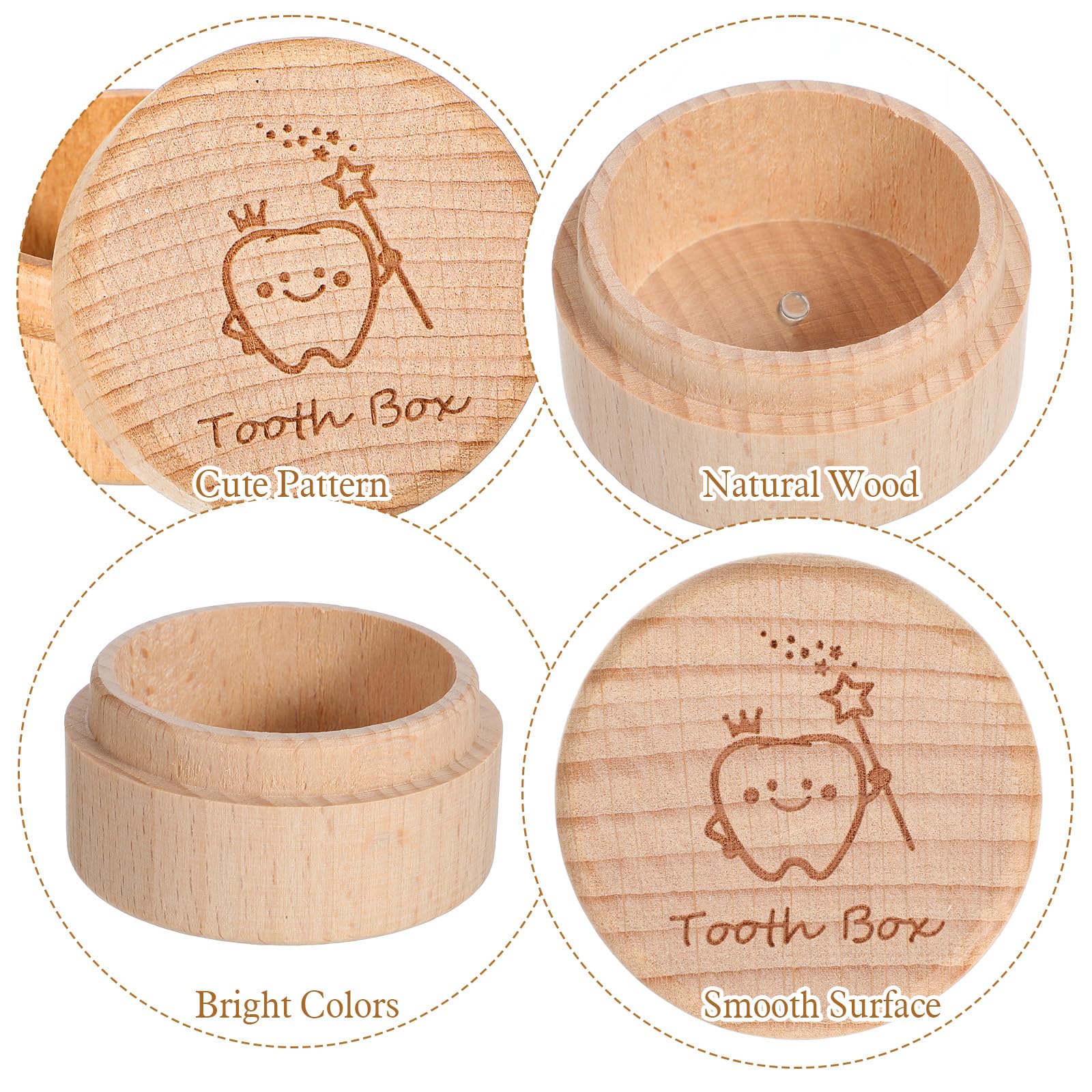 Matwsec Tooth Fairy Box compact design that fits under a pillow.