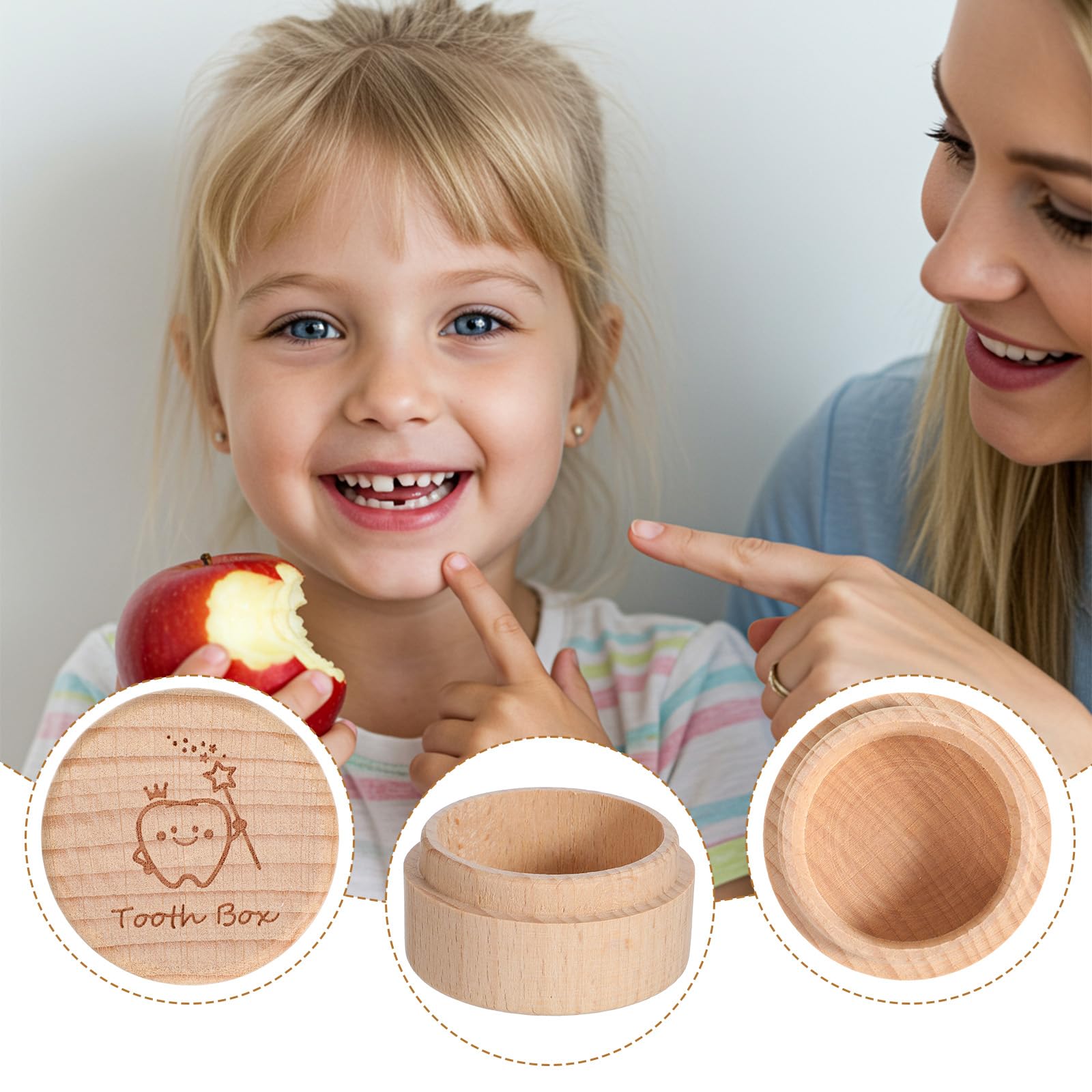 Matwsec Tooth Fairy Box dual-layer construction for lasting memories.