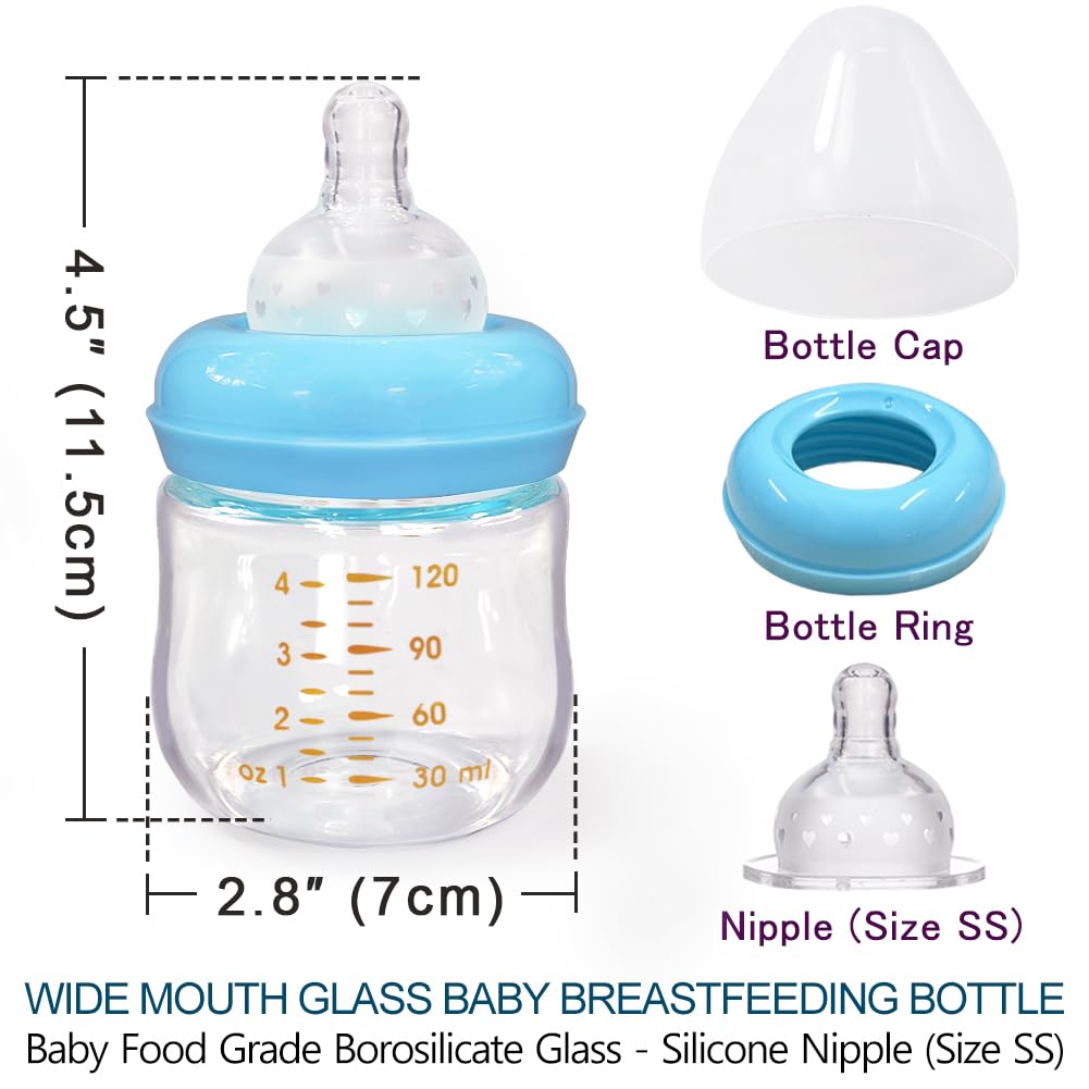 Matyz blue bottle cap on a 4oz bottle shown for travel-friendly cap use