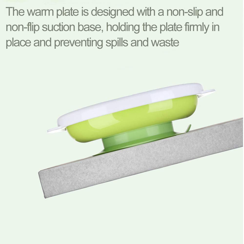 Matyz microwave-safe plate heats food quickly for easy warming.