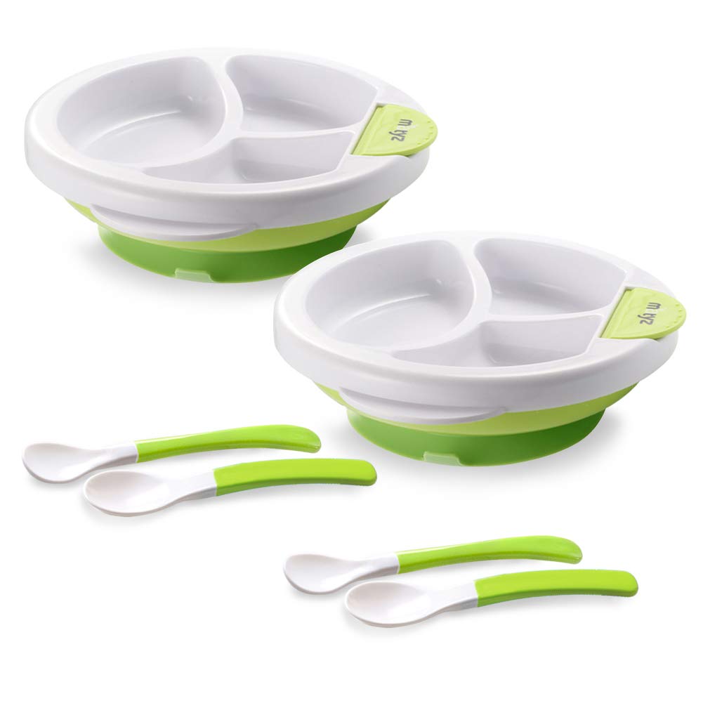 Matyz warm plate with water chamber keeps baby food warm evenly.