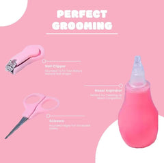 MAWZEH baby grooming kit nasal aspirator for gentle nasal relief.