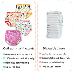 Max Shape reusable training pants, durable for many washes and wears.