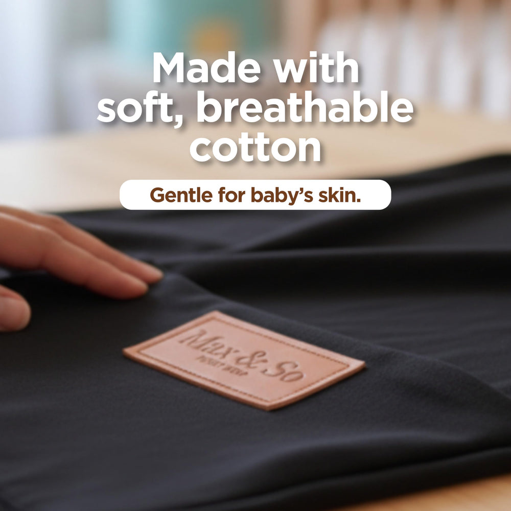 Max&amp;So Baby Wrap supports babies 8 to 35 lbs for versatile use