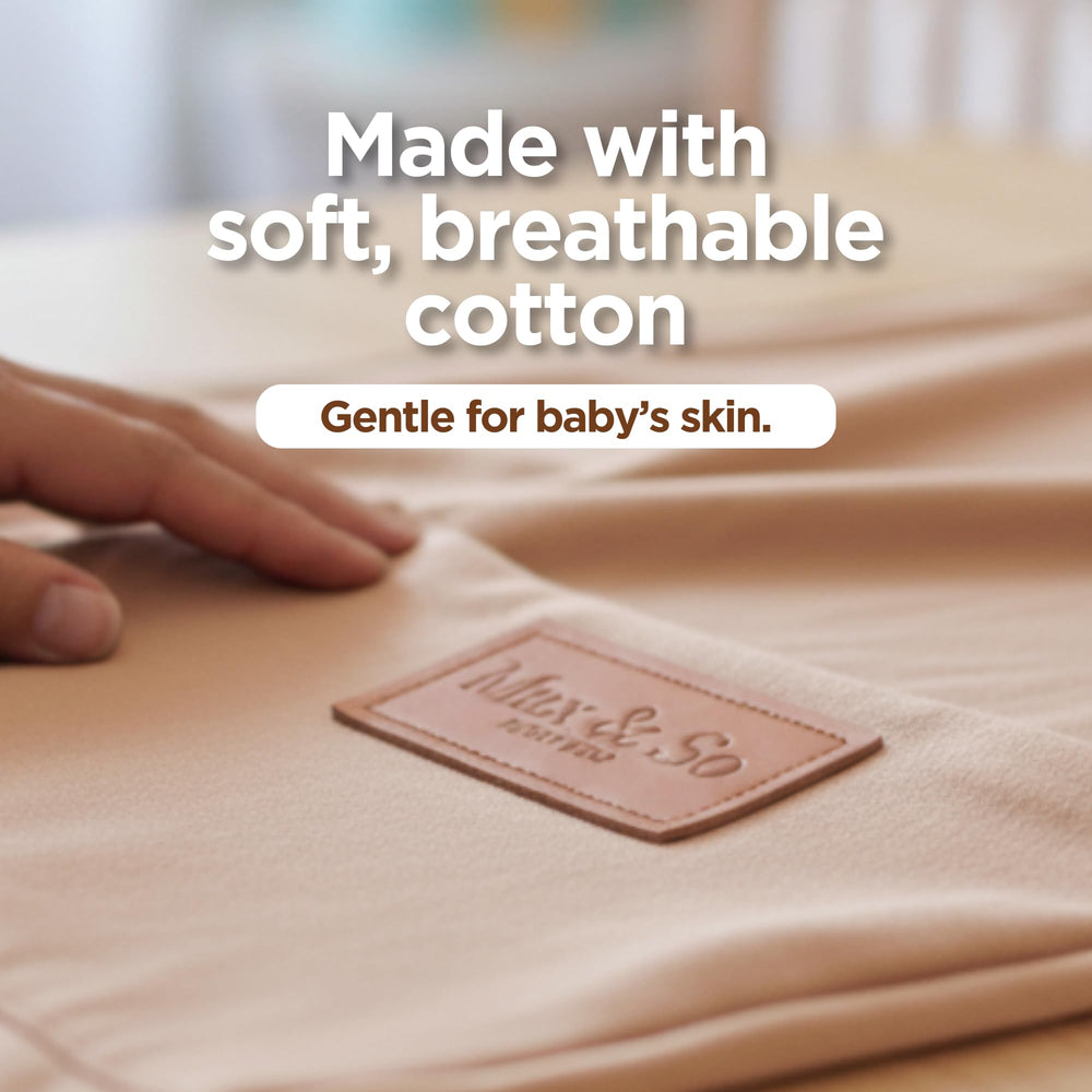 Max&So travel pouch accompanies wrap for tidy packing during trips.