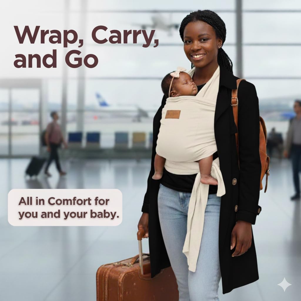 Max&So Baby Wraps offer luxurious cotton for breathable comfort.