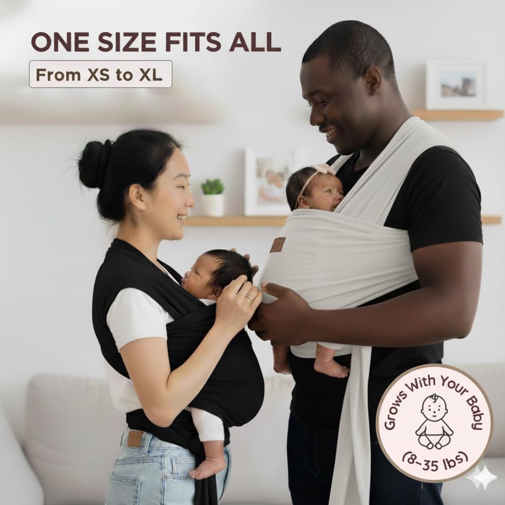 Max&So Baby Wraps enable hands-free carrying while keeping baby close.
