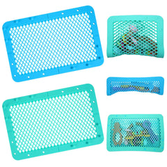 Maxcheck silicone dishwasher bag blue bottle keeps baby bottles secure during washing.
