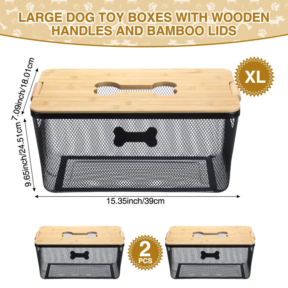 Maxdot stackable dog bin with interlocking design saves space.