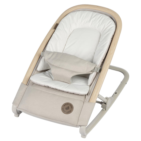 Maxi-Cosi Kori folded for easy transport and compact storage.
