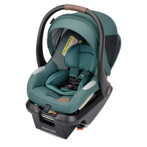 Maxi-Cosi Mico Luxe+ base install shows quick, secure mounting for safe trips.