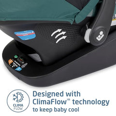 Maxi-Cosi Mico Luxe+ ergonomic handle offers comfortable carrying on the go.