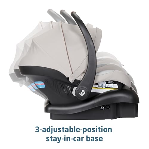 Zelia Luxe stroller with vegan leather handle for premium comfort.