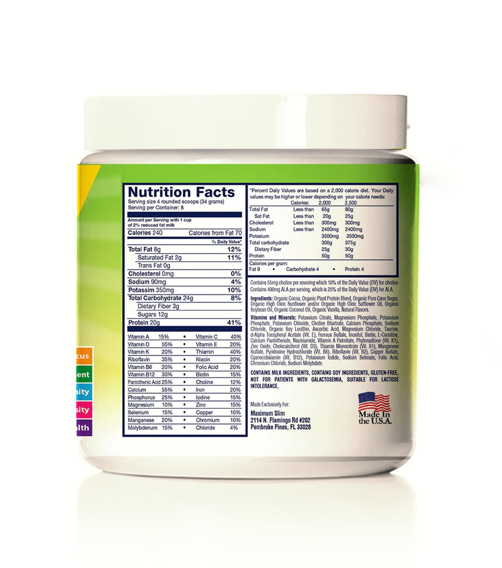 Maximum Kids shake in a glass, a tasty, protein-rich drink for active afternoons.