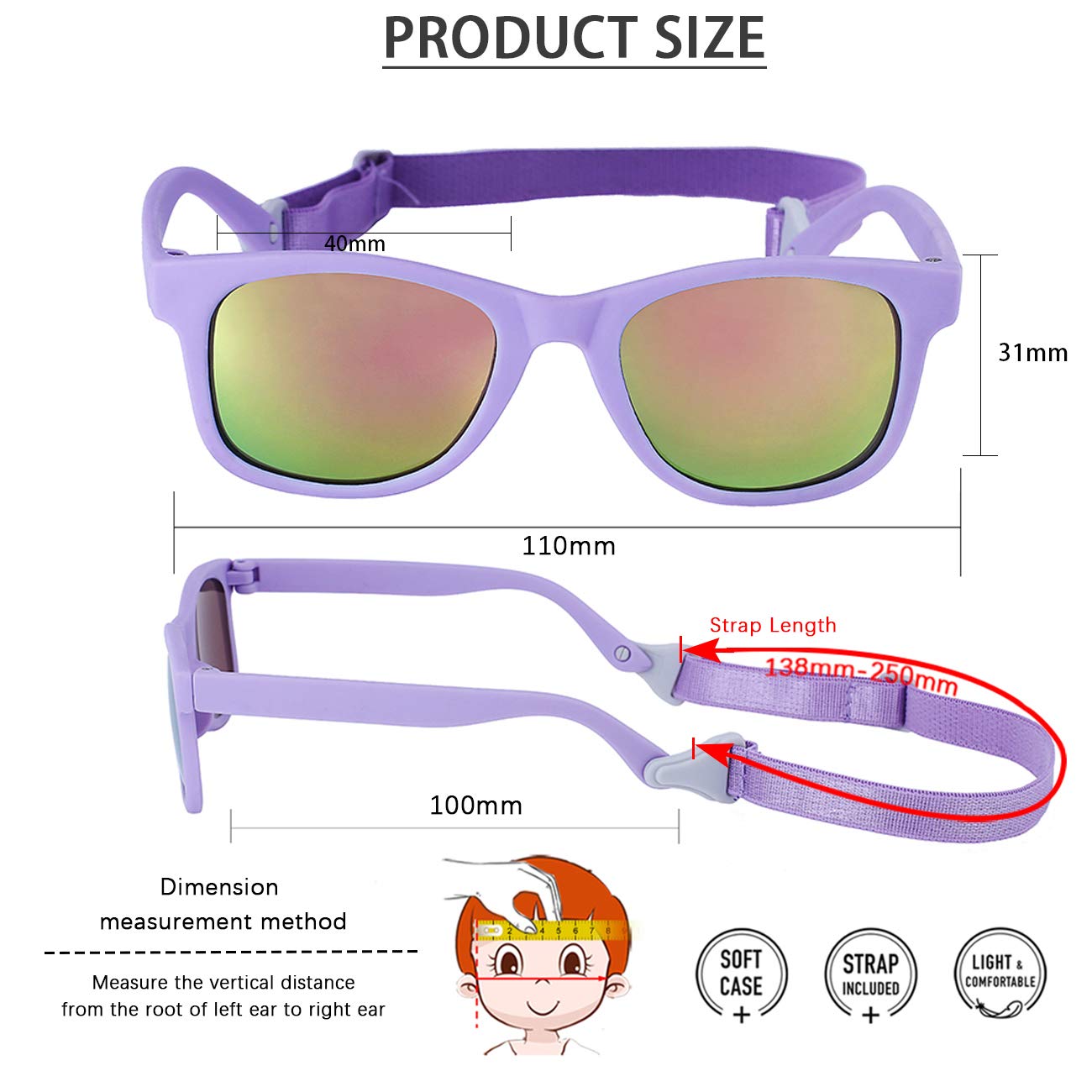 MAXJULI Free home try-on helps choose the right size easily