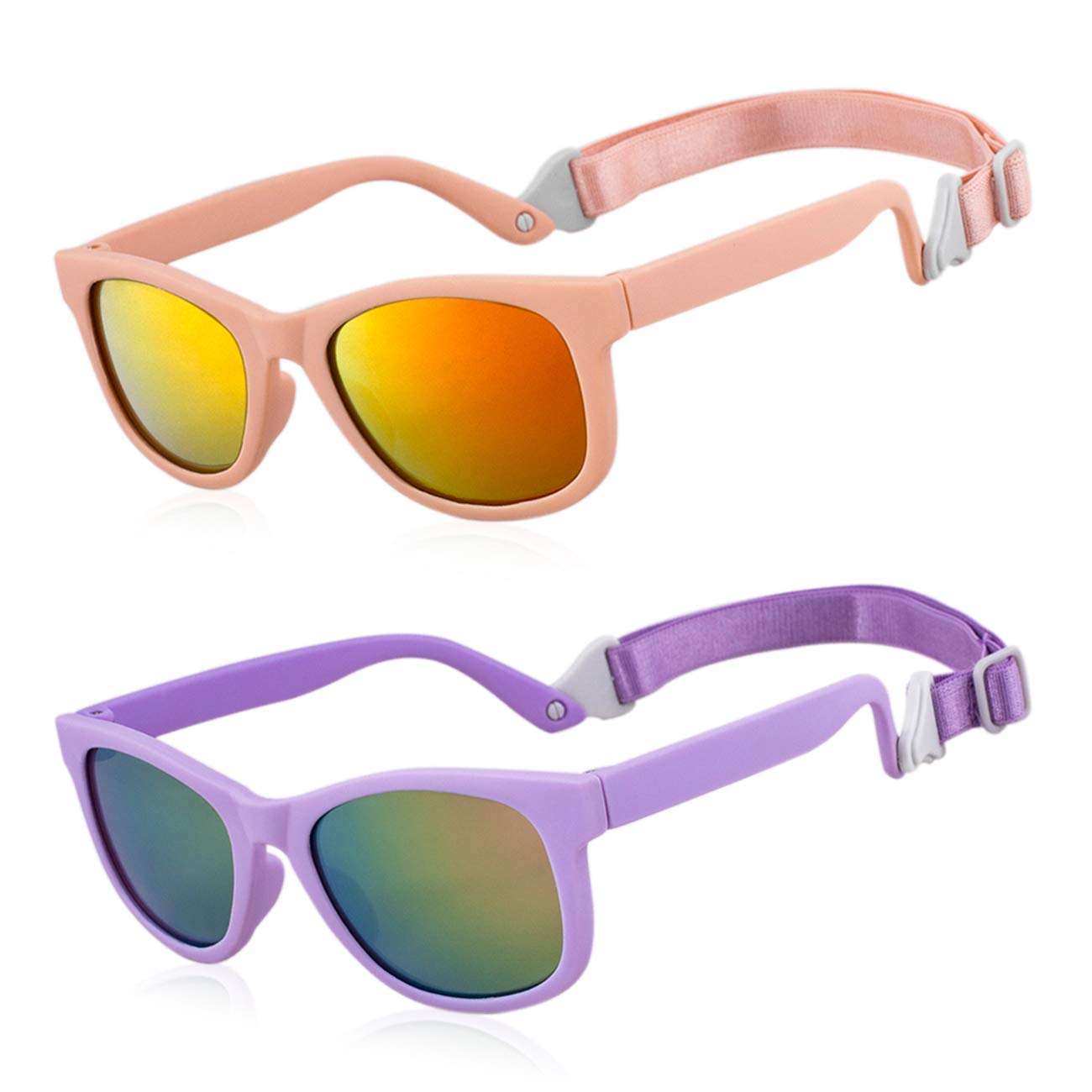 MAXJULI Baby Sunglasses soft strap for comfortable daytime wear