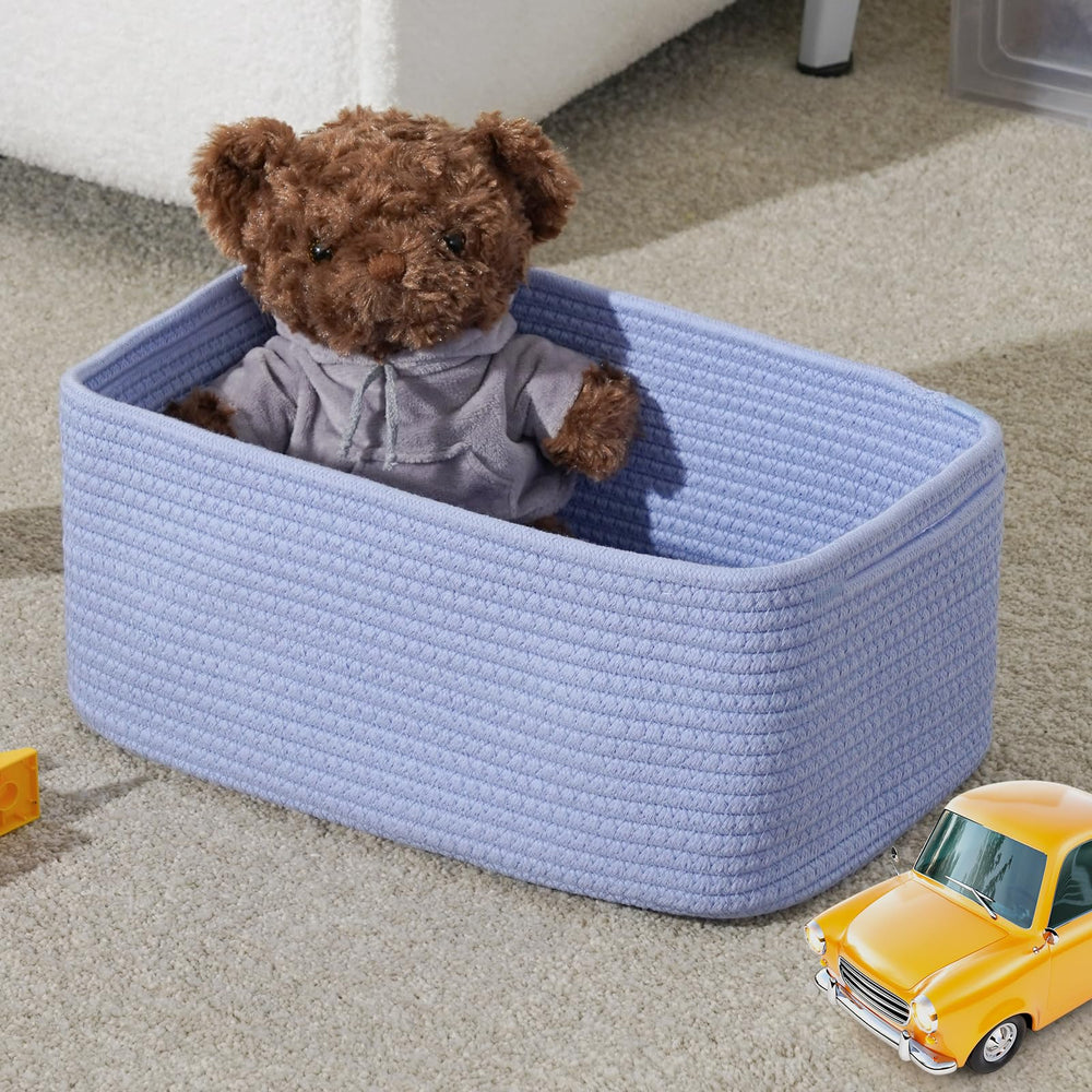 Maxuni 118x78x51 inch baskets fit neatly on shelves and in cubbies.