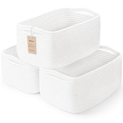 Maxuni basket-organizer-3-pack for tidy living spaces and versatile storage.