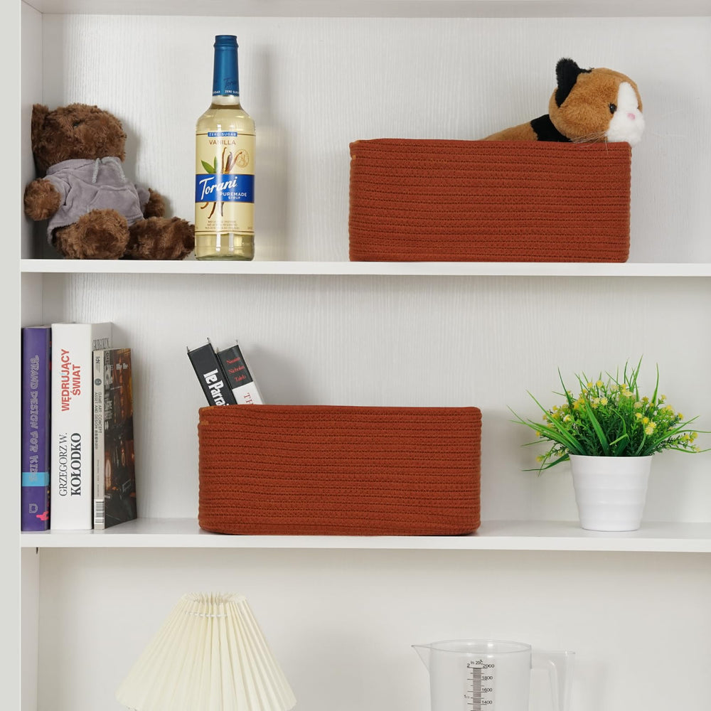 Maxuni cube decorative bin adds charm to any room.