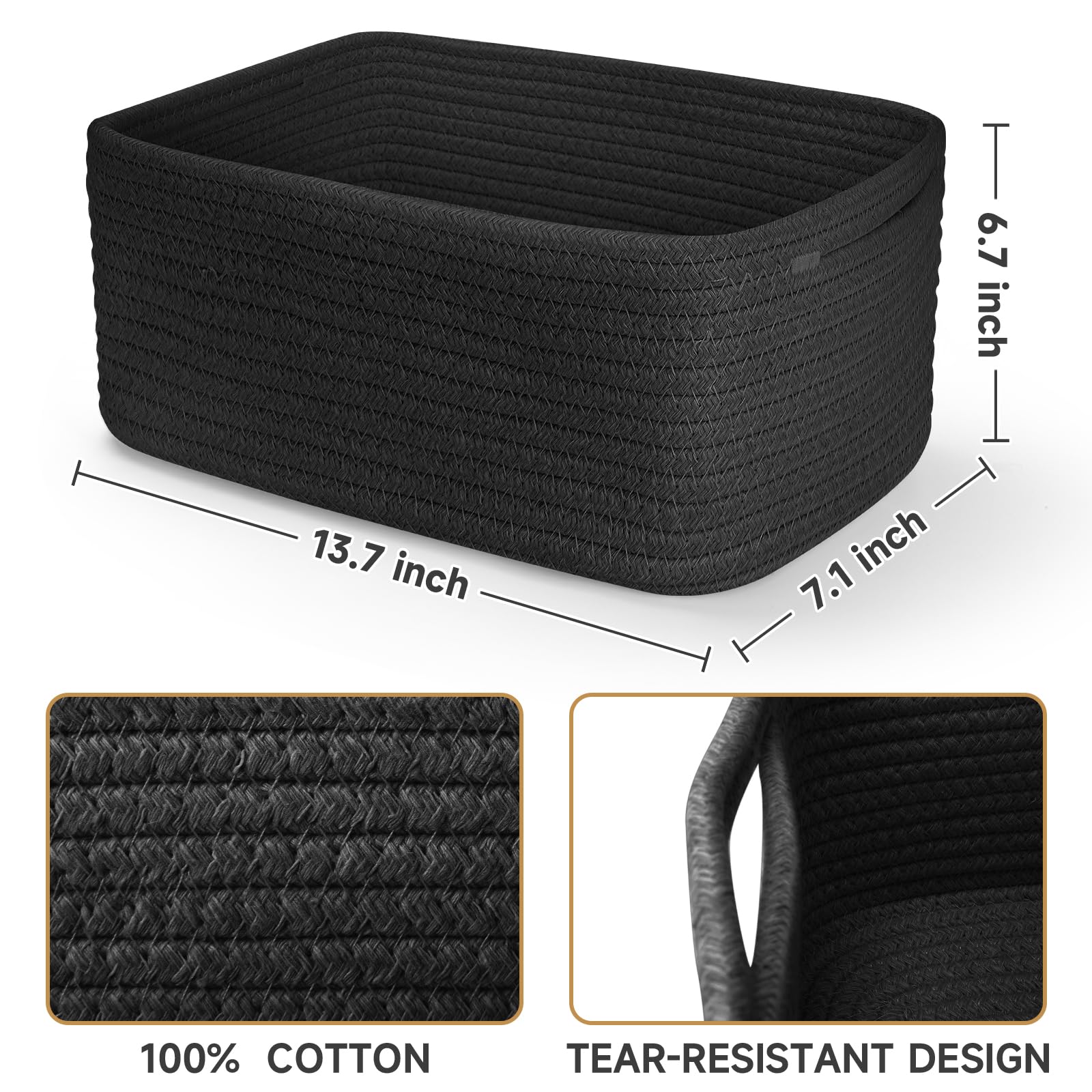 Maxuni cube decorative storage basket enhances room decor.