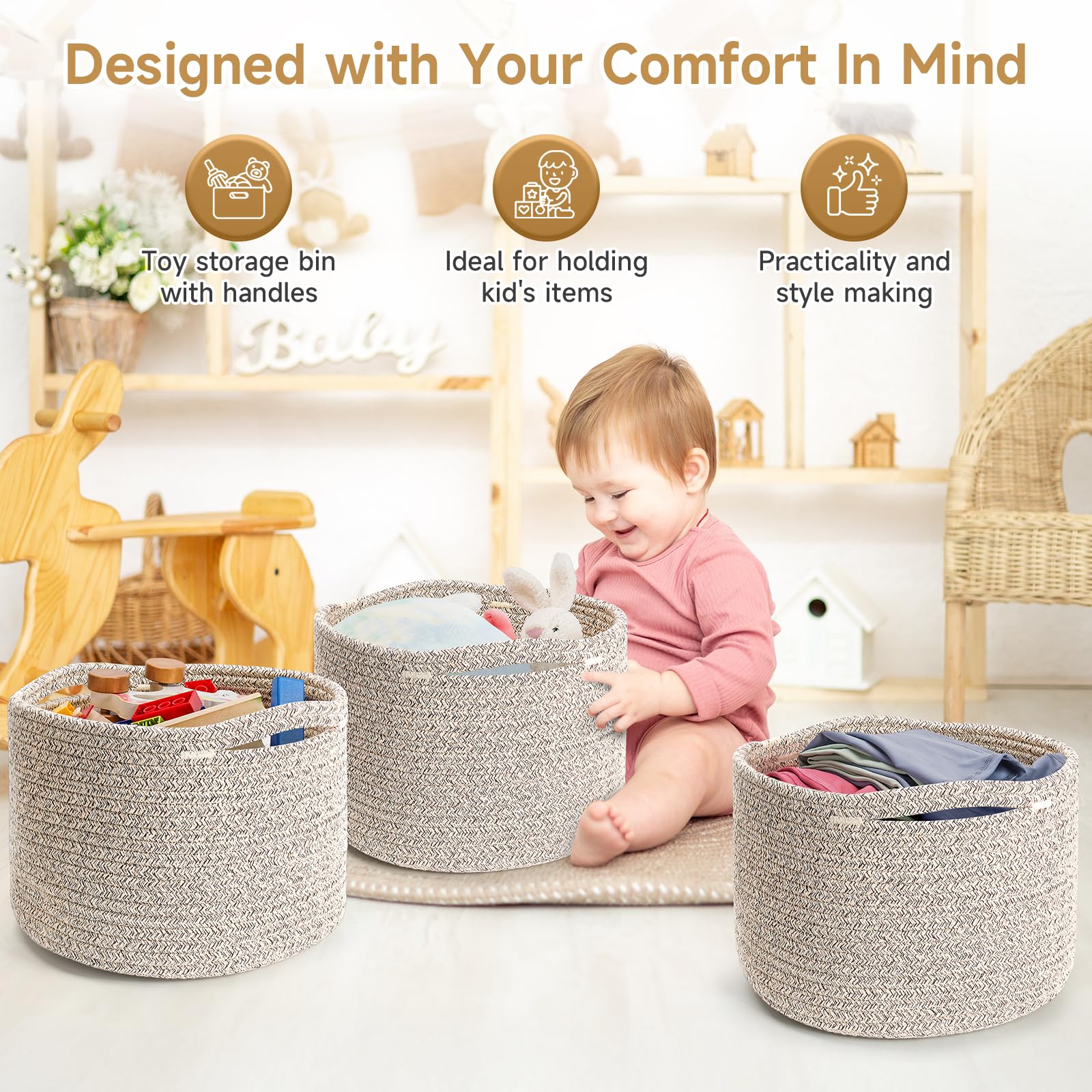 Maxuni empty gift basket ready for customization and gifting