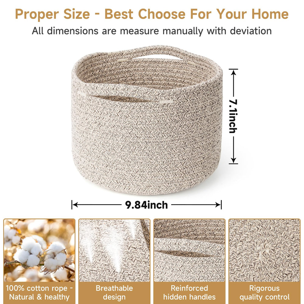 Maxuni basket with reinforced hidden handles designed for durable carrying.