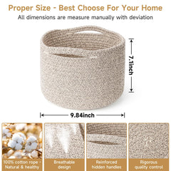 Maxuni basket with reinforced hidden handles designed for durable carrying.