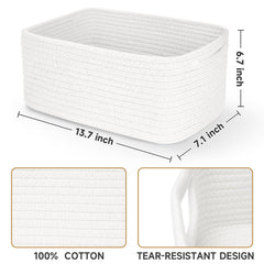 Maxuni rope-basket-with-handles keeps toys and essentials neatly accessible.