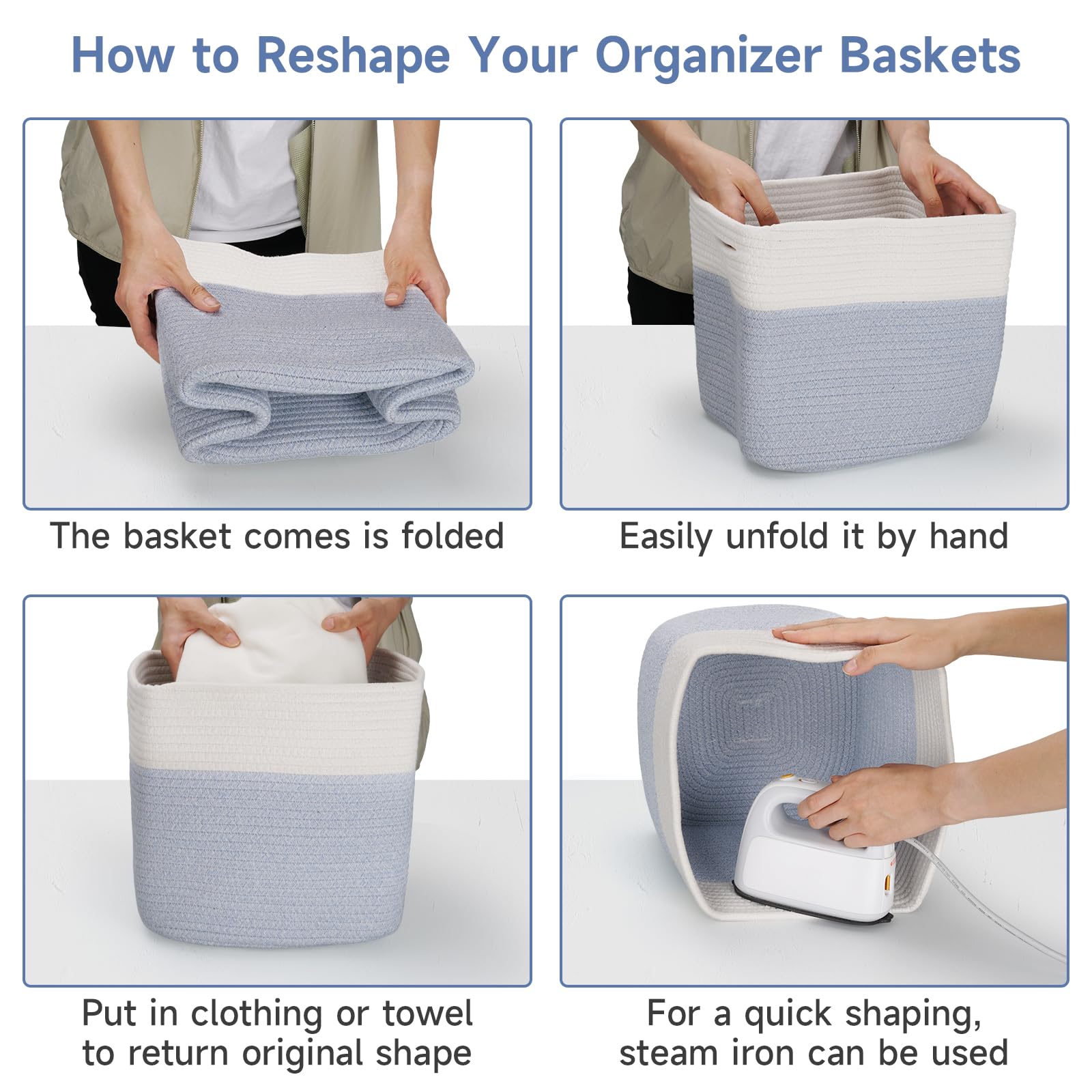 Maxuni shelf organizers as compact, versatile storage on a closet