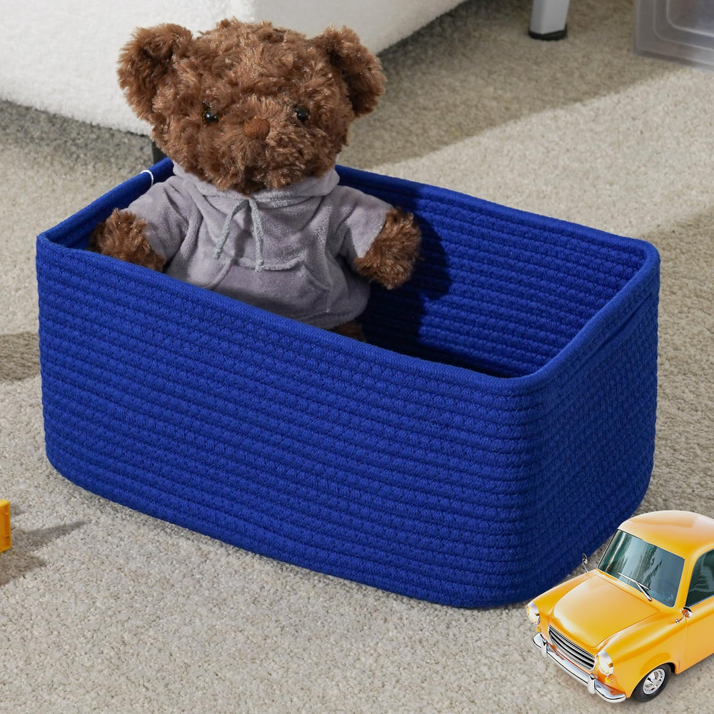 Maxuni soft cotton rope texture close-up highlights safe, durable organizer.