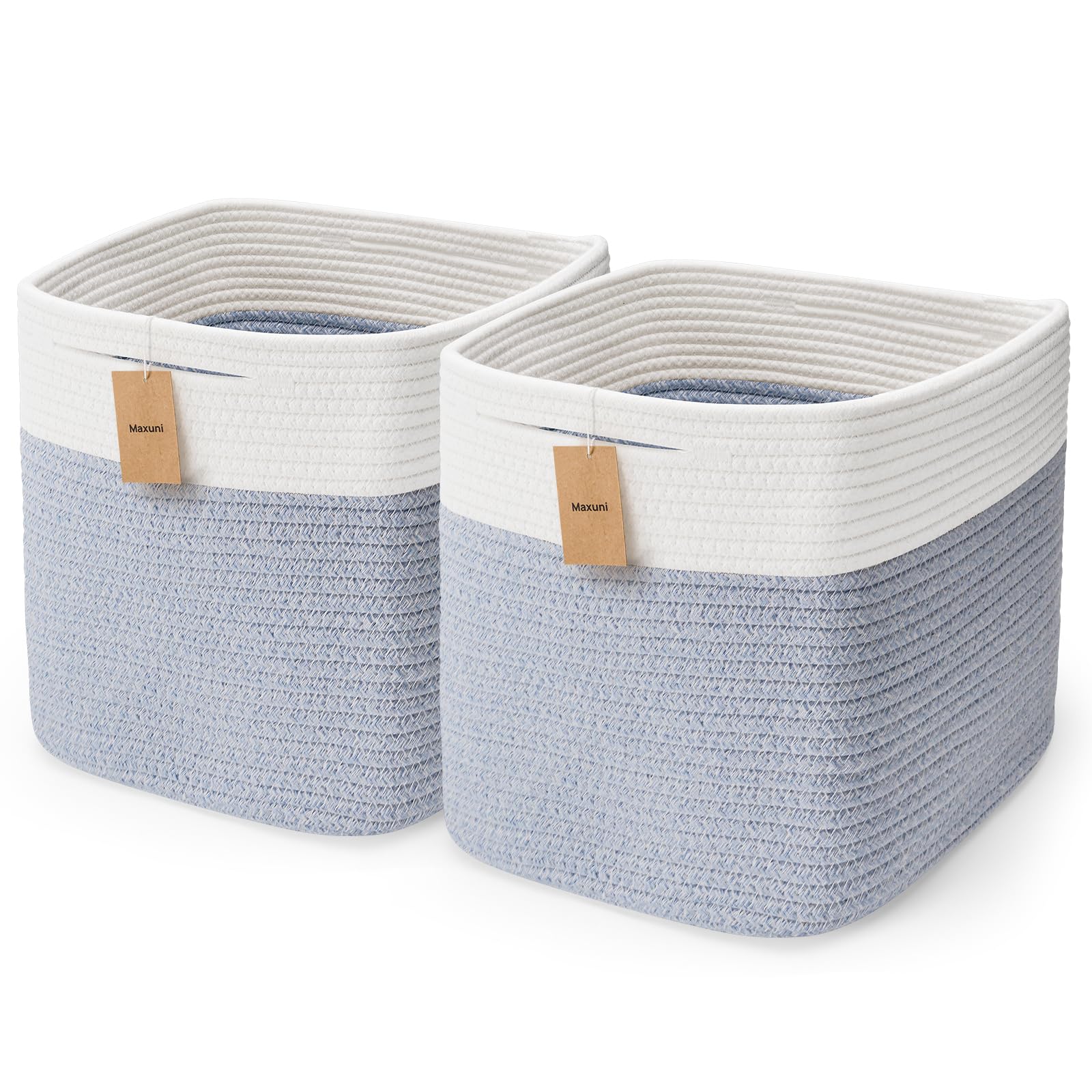 Maxuni Storage Cubes front view with hidden handles for easy carrying.