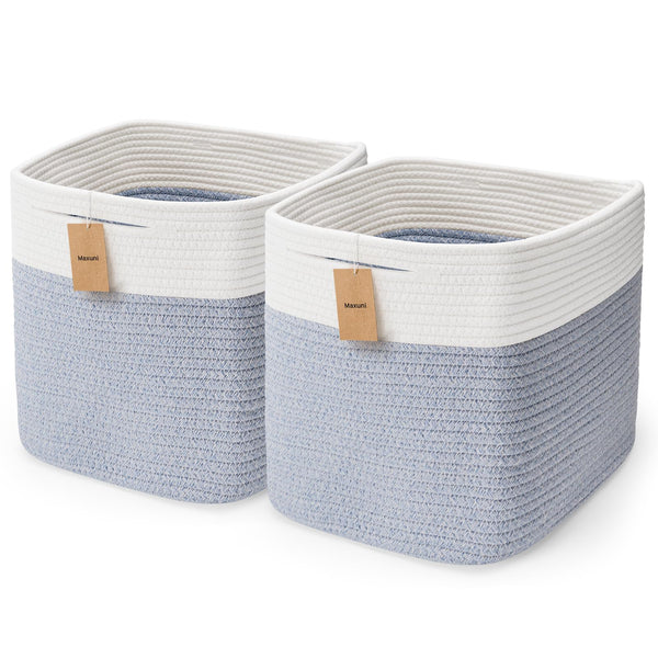 Maxuni Storage Cubes front view with hidden handles for easy carrying.