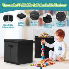 Maxuni toy box with handles for easy pull-out and transport.