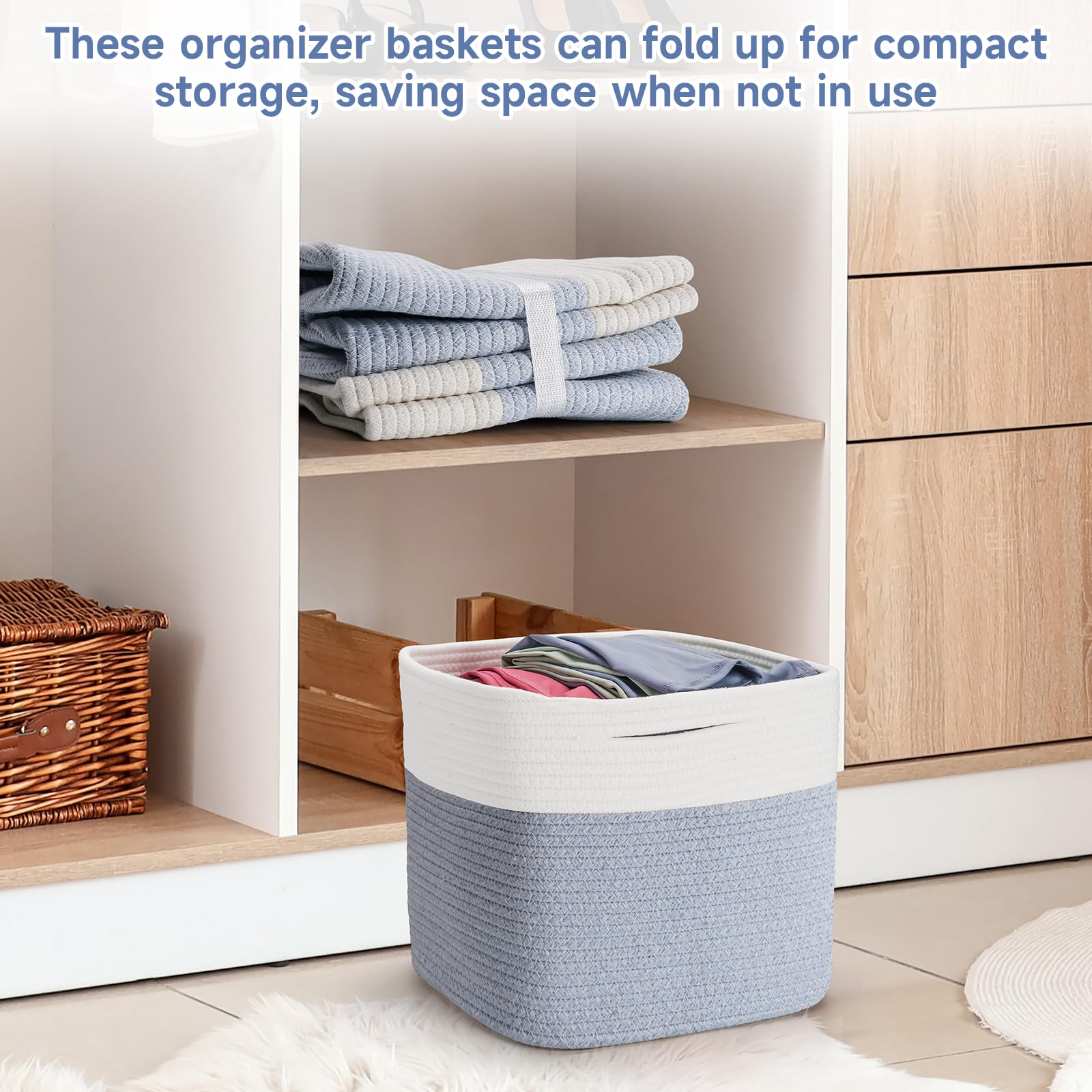 Maxuni toy, shoe, and blanket storage keeping essentials accessible