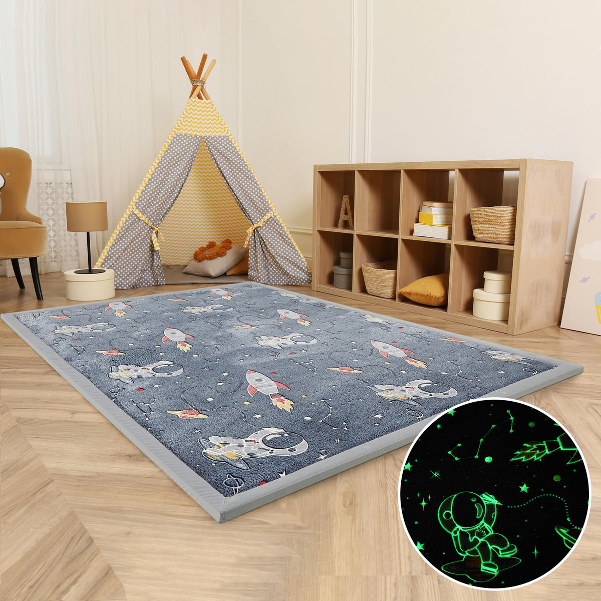 MAXYOYO Baby Play Mat with memory foam padding for comfortable playtime.