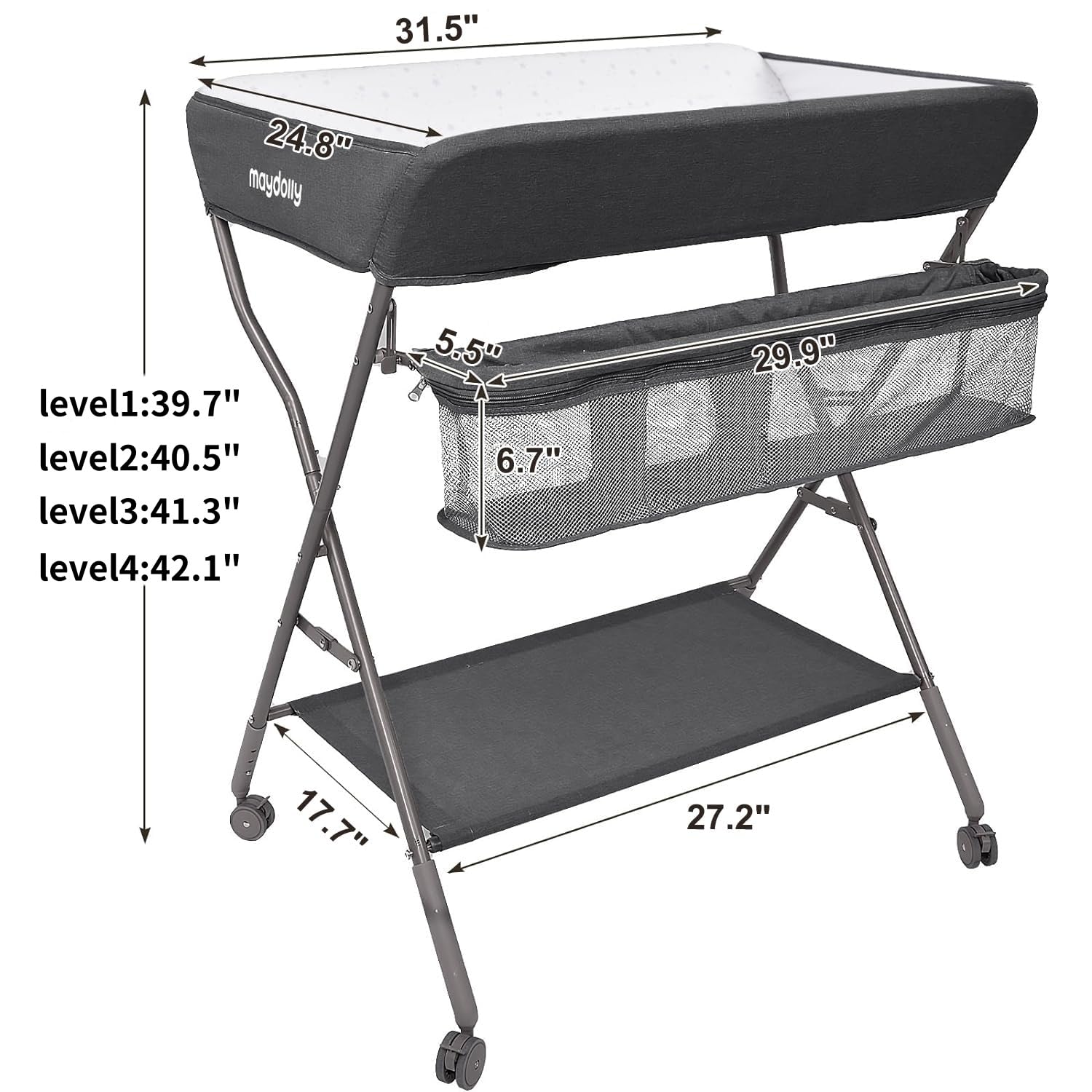 Maydolly drying rack stand offers versatile storage and air-drying options.