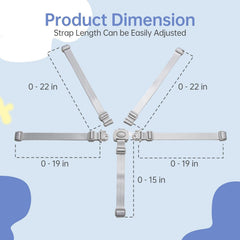 Sturdy MAYMII·HOME buckle closure for reliable harness security
