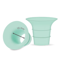 Maymom 16mm flange insert for Elvie 24mm cups improves seal