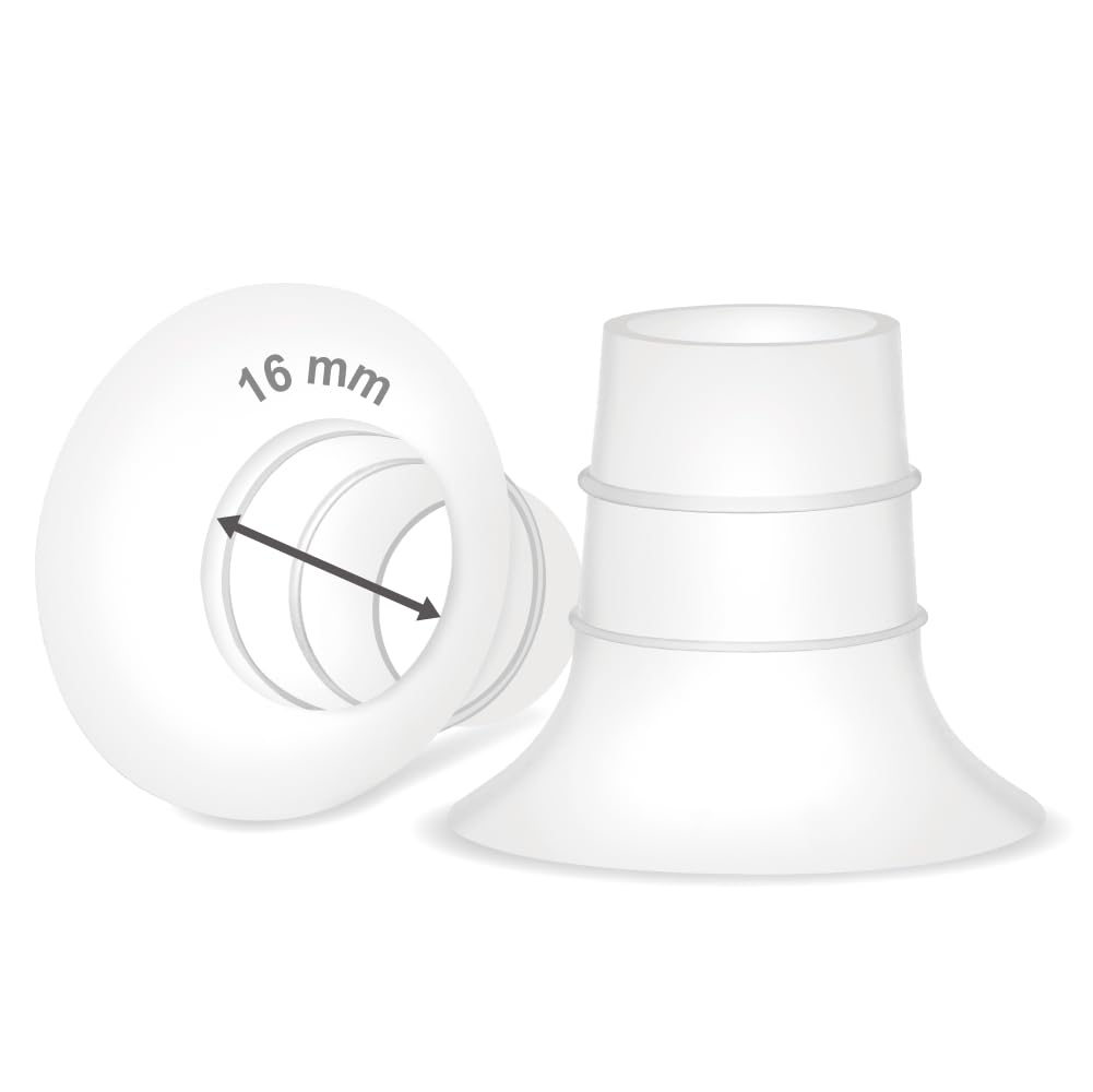 Maymom 16 mm flange insert for Elvie compatibility enhances hands-free pumping