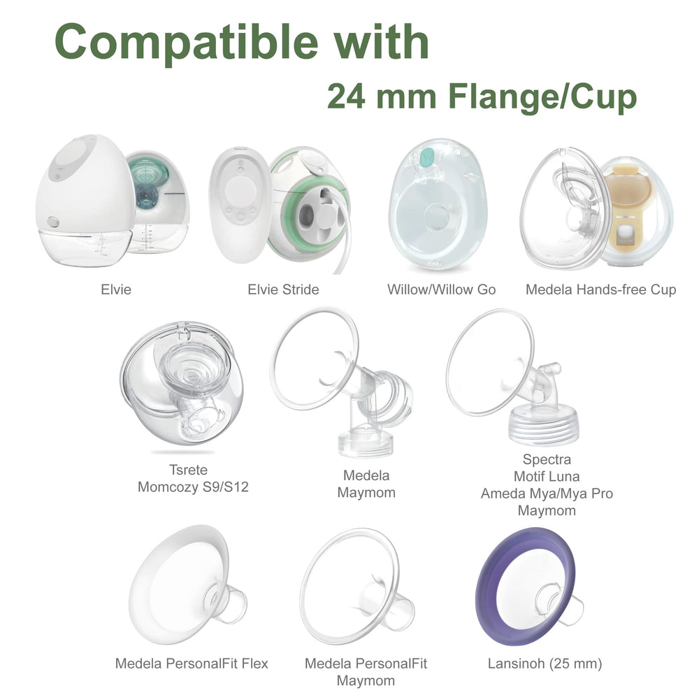 Maymom silicone insert is BPA-free and safe for daily pumping use.