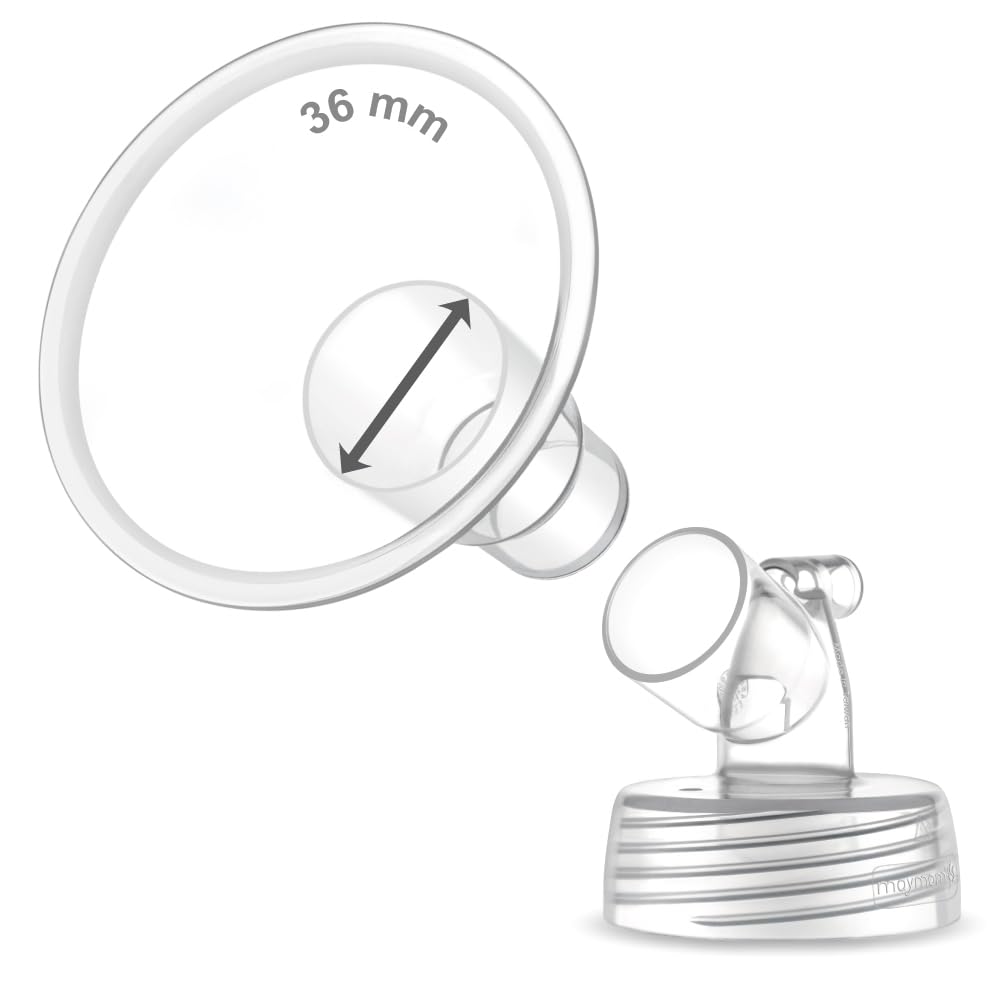 Maymom 36mm shield for Spectra S1/S2 enhances comfort during pumping