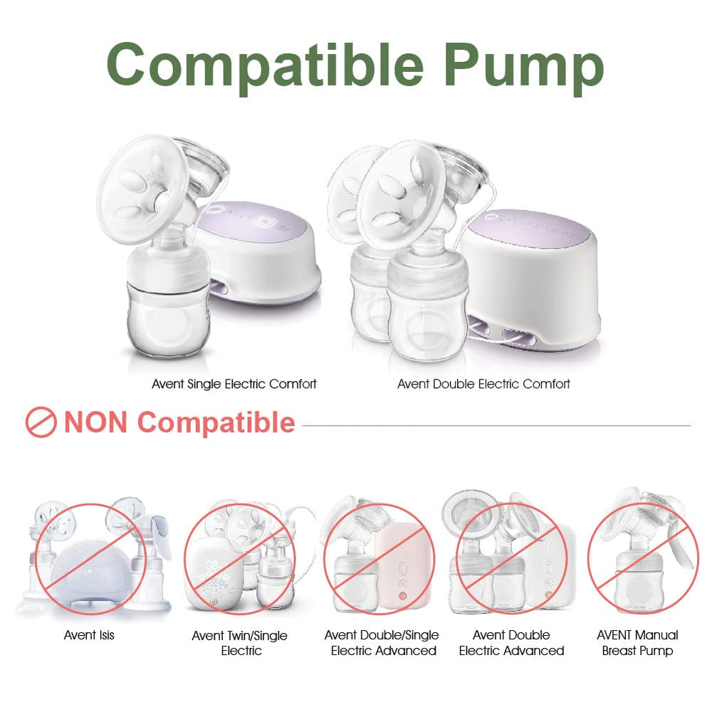 Maymom Avent duckbill valve close-up, helps recover suction on Avent pumps.