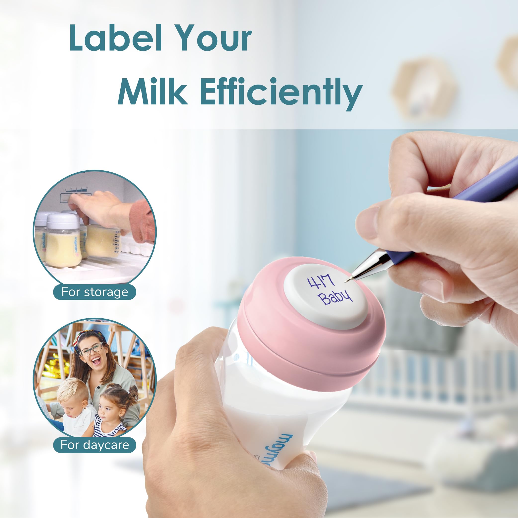 Avent and Maymom wide-mouth compatibility for versatile bottle options.