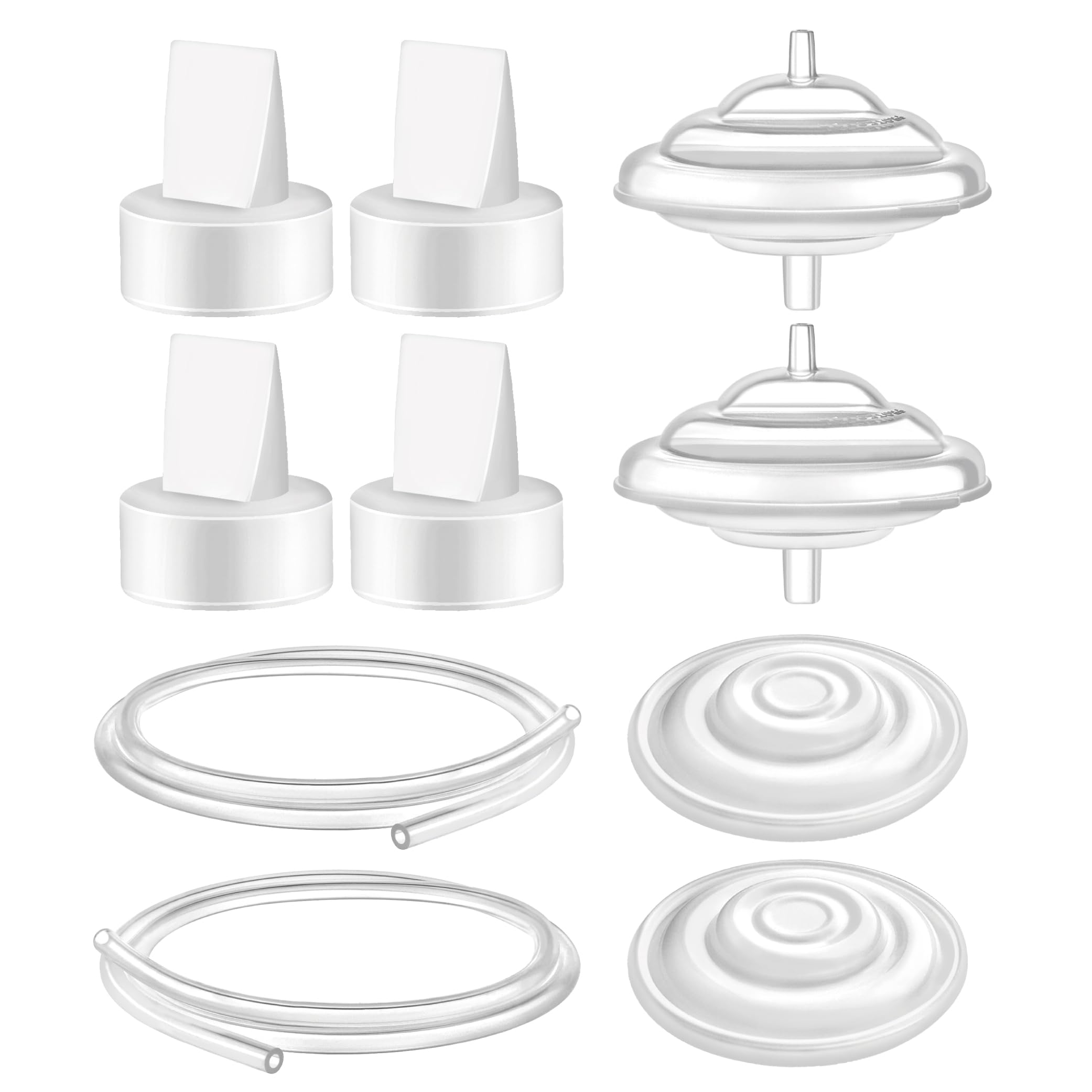 Maymom backflow protector assembly ensures clean tubing and easy compatibility with Spectra pumps.