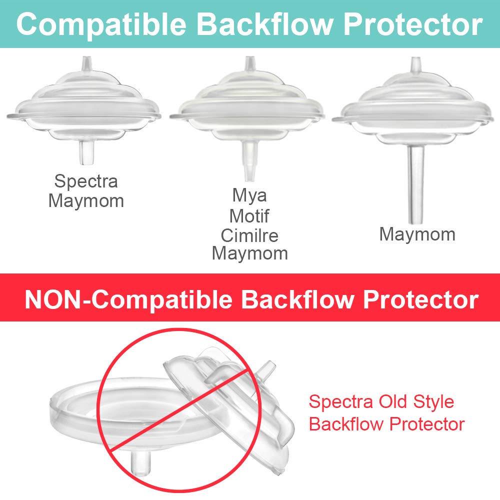 Maymom backflow protector diaphragm with long stem for durable pumping