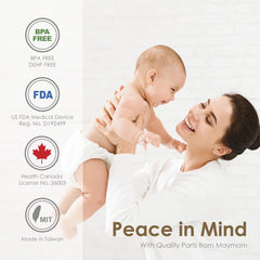 Maymom BPA-free plastic option for a safe pump part