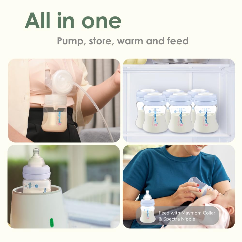 Maymom BPA-free polypropylene and silicone construction for peace of mind.