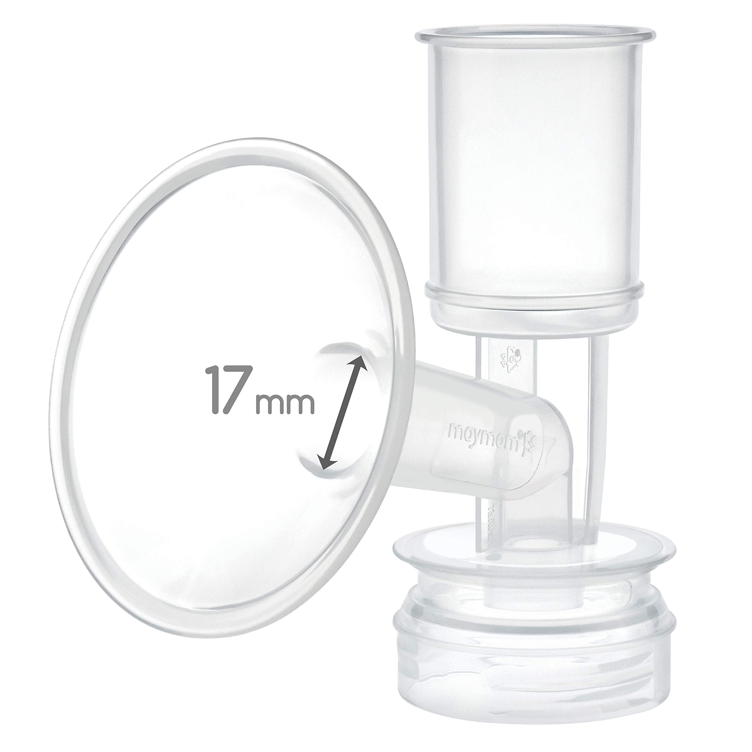 Maymom 17mm breast shield XS fits Ameda pumps for comfort
