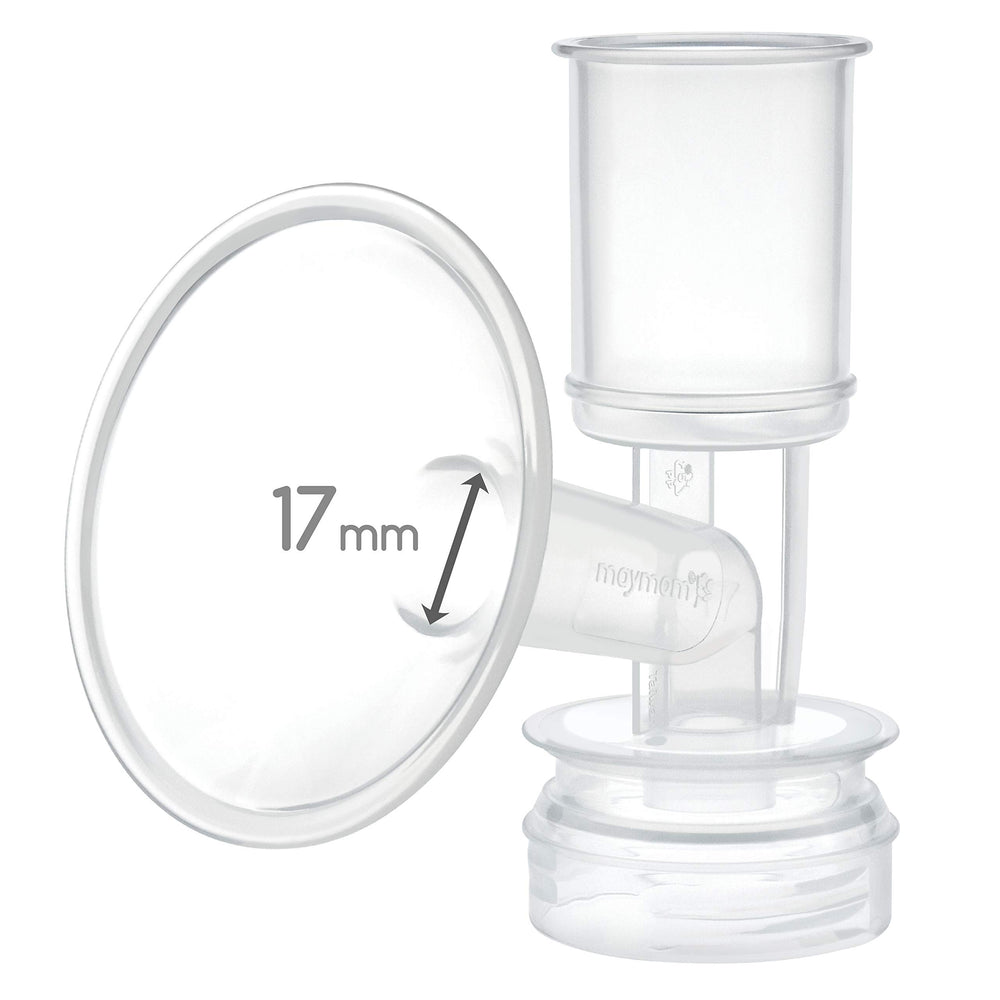 Maymom 17mm breast shield XS fits Ameda pumps for comfort