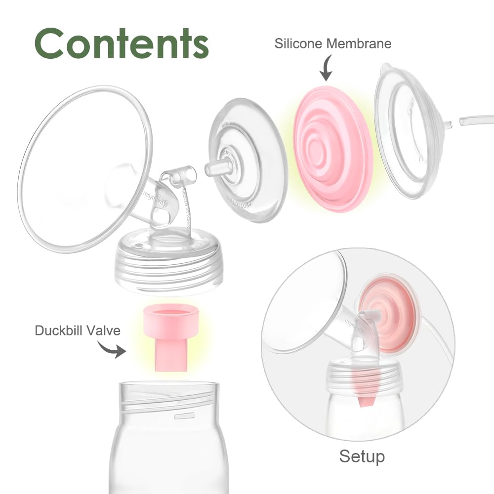 Maymom color options for duckbill valves and membranes to match your pump.